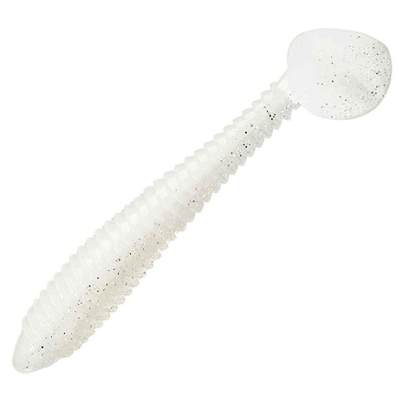 Strike King Rage Swimmer Fishing Lure, Soft Plastic Paddletail Minnow, Sleek Nose Cone, Softly Ribbed Body, Thin Tail - Image 3